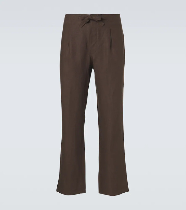  Stoffa Stoffa Linen Straight Pants 