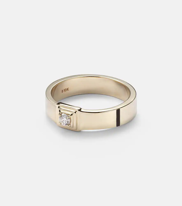  Stone And Strand Stone And Strand 10kt Gold Ring With Diamonds 