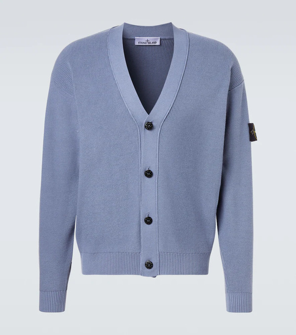  Stone Island Stone Island Compass Cotton Cardigan 