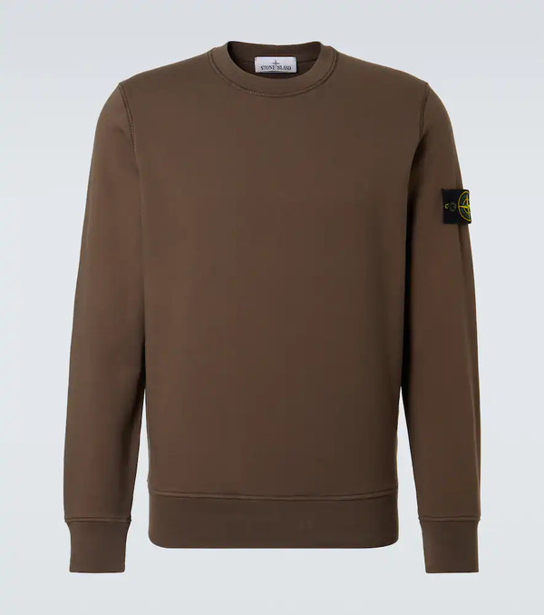  Stone Island Stone Island Compass Cotton Fleece Sweatshirt 