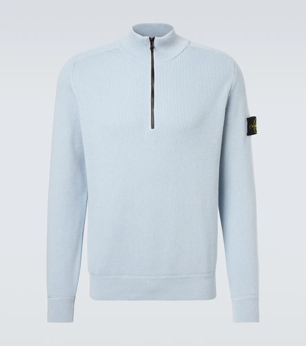  Stone Island Stone Island Compass Cotton Half-zip Sweater 