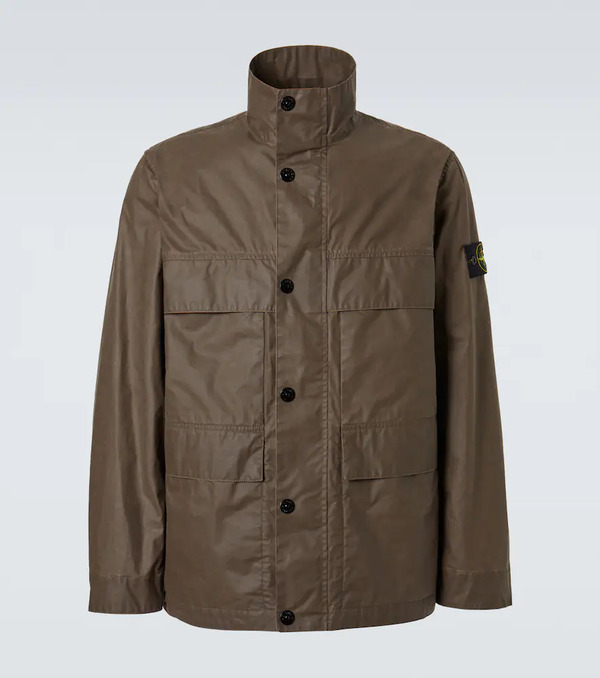  Stone Island Stone Island Hooded Canvas Field Jacket 