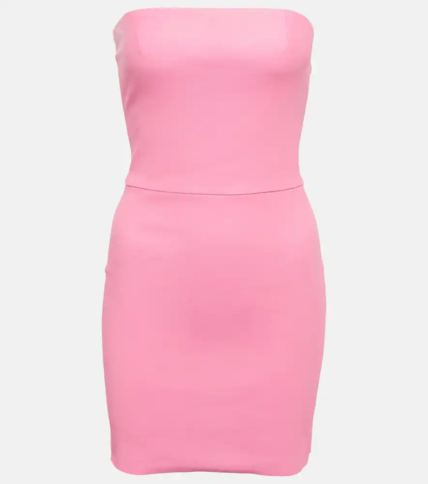  Stouls Stouls Amina Strapless Leather Minidress 