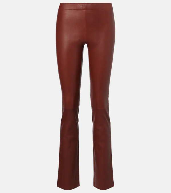  Stouls Stouls Jp Long Leather Flared Pants 