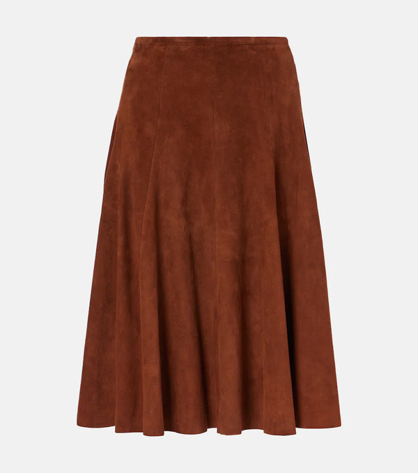  Stouls Stouls Sabrina Suede Midi Skirt 