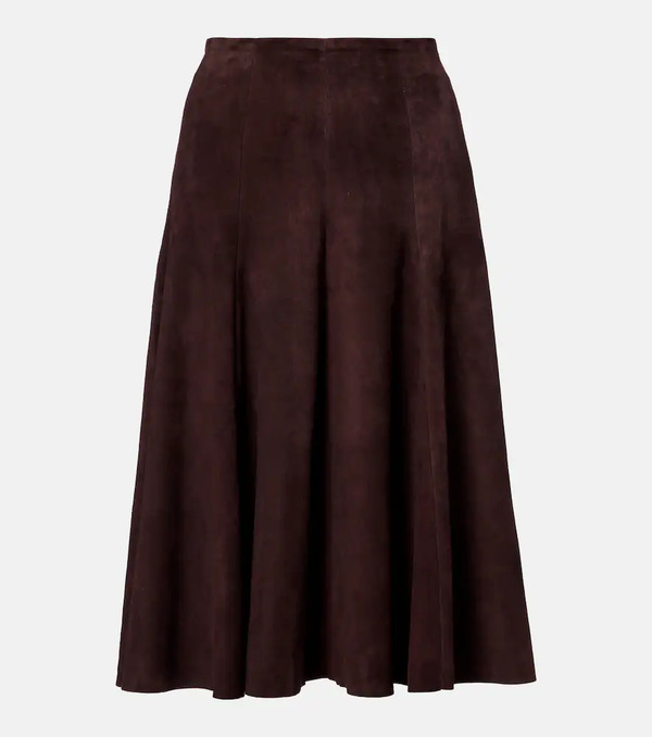  Stouls Stouls Suede Midi Skirt 