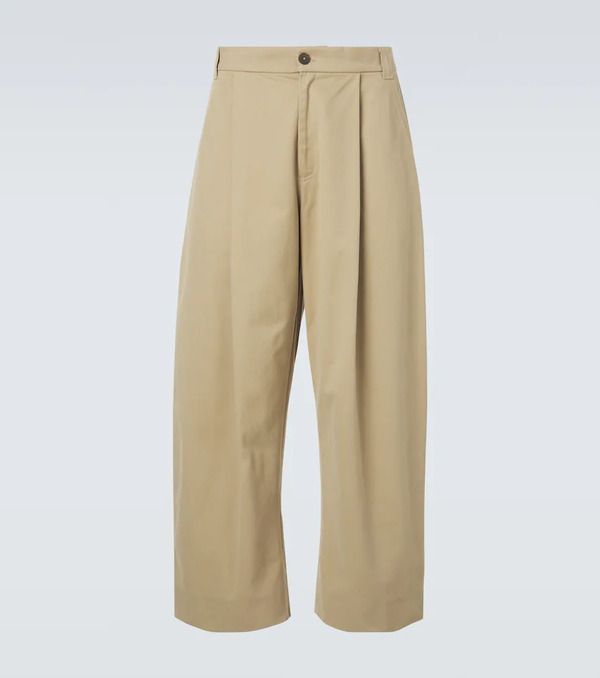  Studio Nicholson Studio Nicholson Sorte Cotton Wide-leg Pants 
