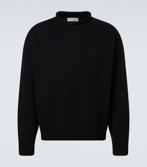  Studio Nicholson Studio Nicholson Wool And Cotton Sweater 