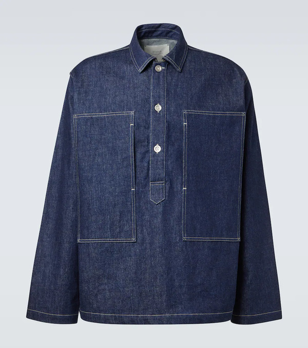  Studio Nicholson Studio Nicholson X Aaron Levine York Denim Shirt 