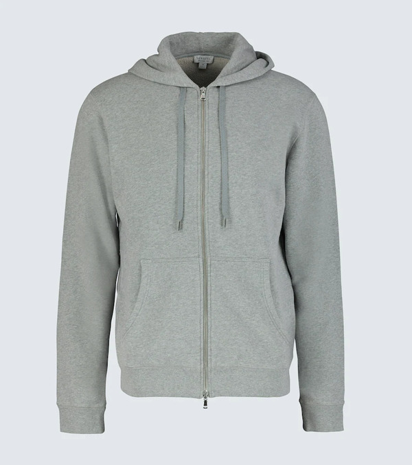  Sunspel Sunspel Cotton-jersey Hooded Sweatshirt 