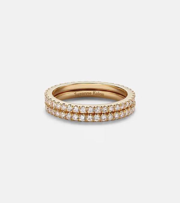  Suzanne Kalan Suzanne Kalan Midi 18kt Gold Tech Ring Jackets With Diamonds 