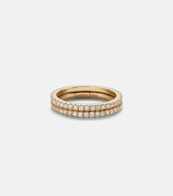  Suzanne Kalan Suzanne Kalan Midi 18kt Gold Tech Ring Jackets With Diamonds 