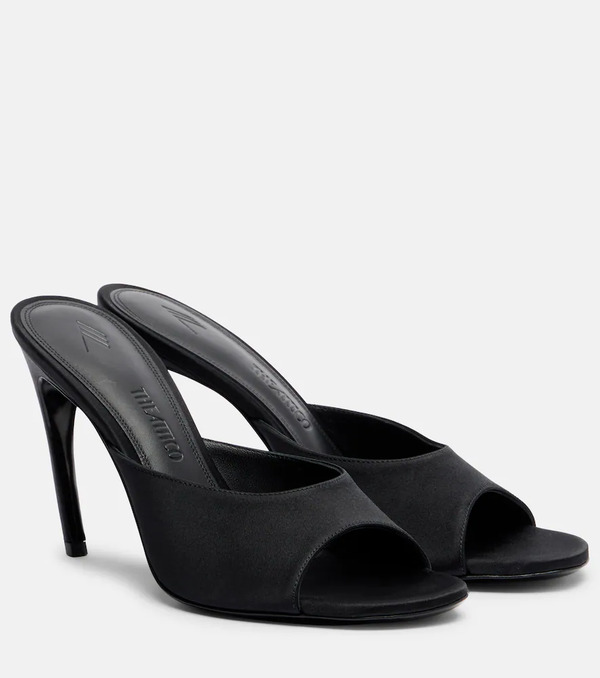  The Attico The Attico Betta Satin Mules 