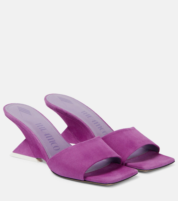  The Attico The Attico Cheope 60 Suede Mules 