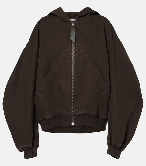  The Attico The Attico Cotton Gabardine Bomber Jacket 