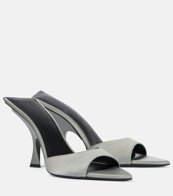  The Attico The Attico Ester 95 Satin Mules 