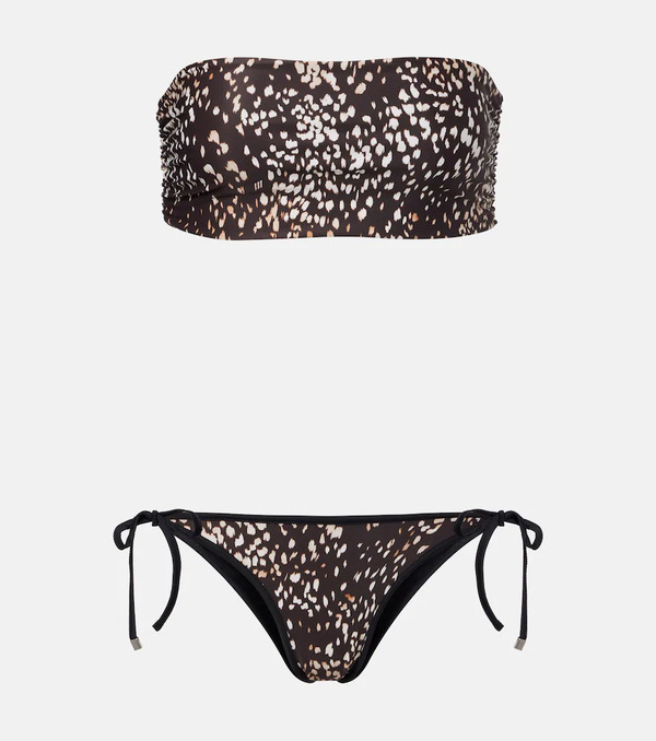  The Attico The Attico Leopard-print Bikini 