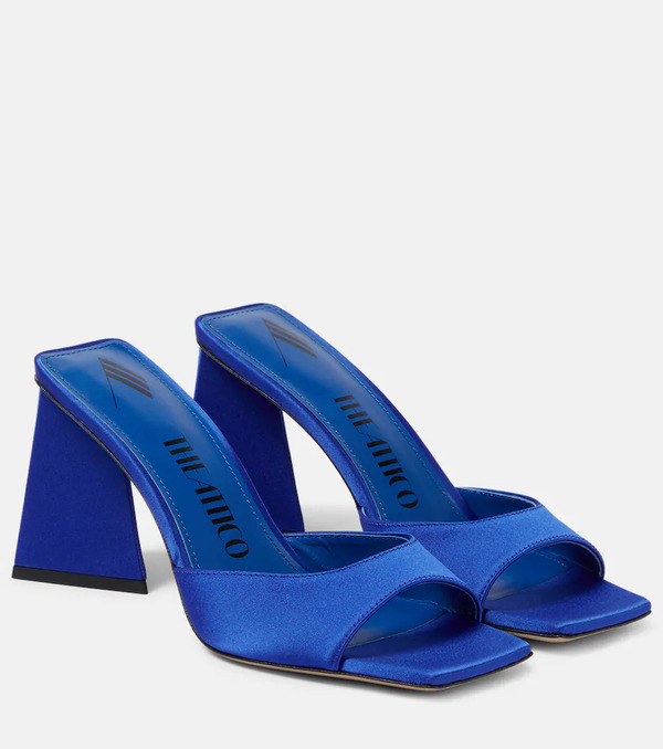  The Attico The Attico Mini Devon 85 Satin Mules 