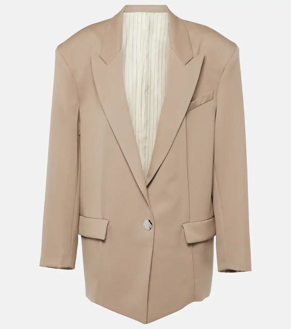  The Attico The Attico Oversized Wool Blazer 