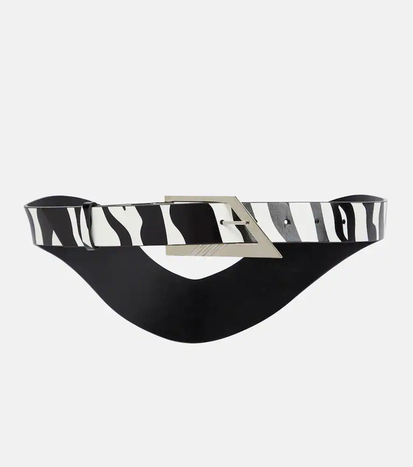  The Attico The Attico Printed Leather Belt 
