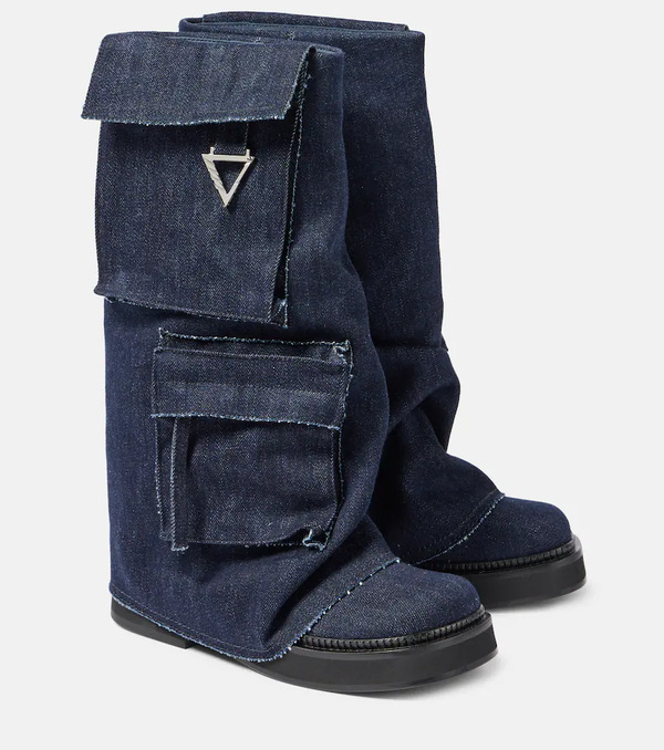  The Attico The Attico Robin Denim Combat Boots 