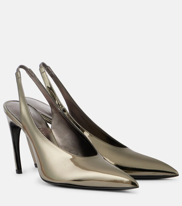  The Attico The Attico Viper 95 Pu Slingback Pumps 