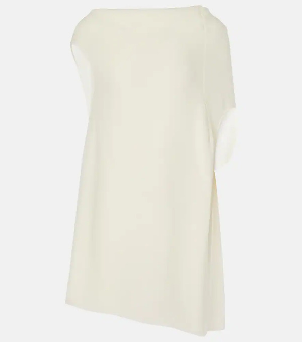  The Row The Row Aria Draped Silk Crepe Top 