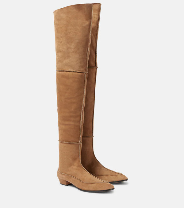  The Row The Row Awar Suede Over-the-knee Boots 