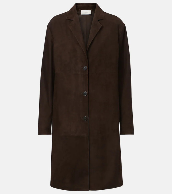  The Row The Row Babilonia Suede Coat 