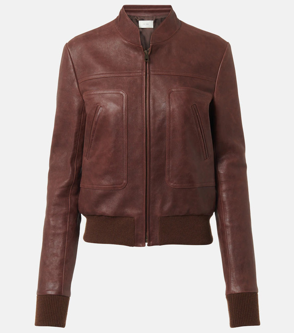  The Row The Row Bader Leather Jacket 
