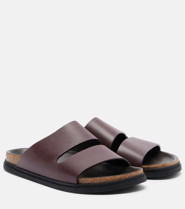  The Row The Row Band Leather Slides 