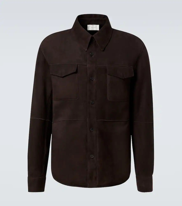  The Row The Row Bento Shearling-lined Suede Jacket 