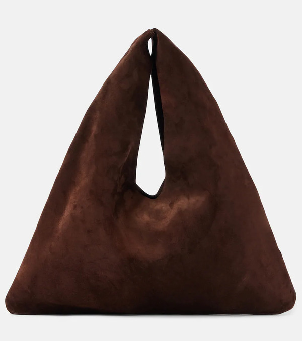  The Row The Row Bindle Small Suede Tote Bag 