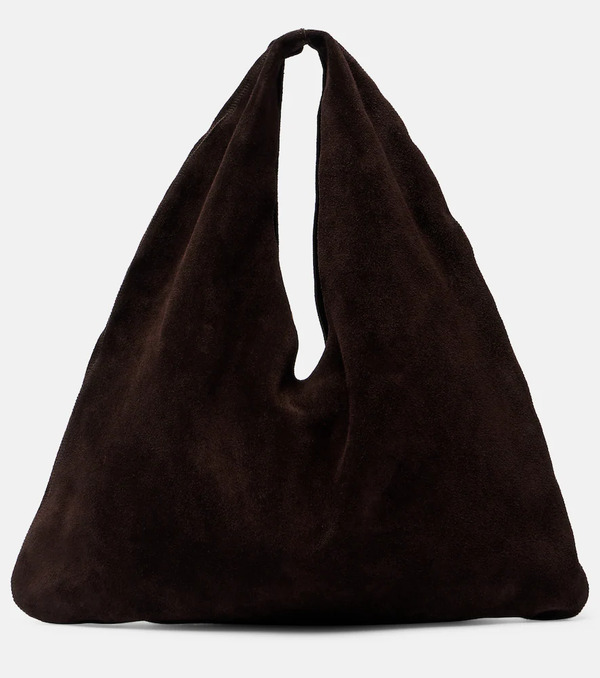  The Row The Row Bindle Small Suede Tote Bag 