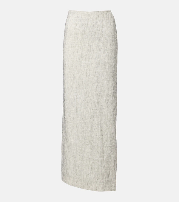  The Row The Row Blum Linen And Silk Maxi Skirt 