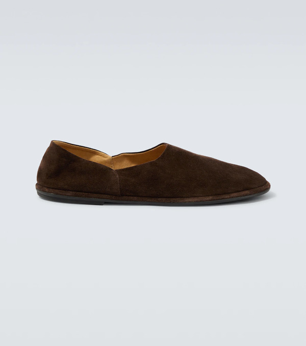  The Row The Row Canal Suede Slip-on Shoes 
