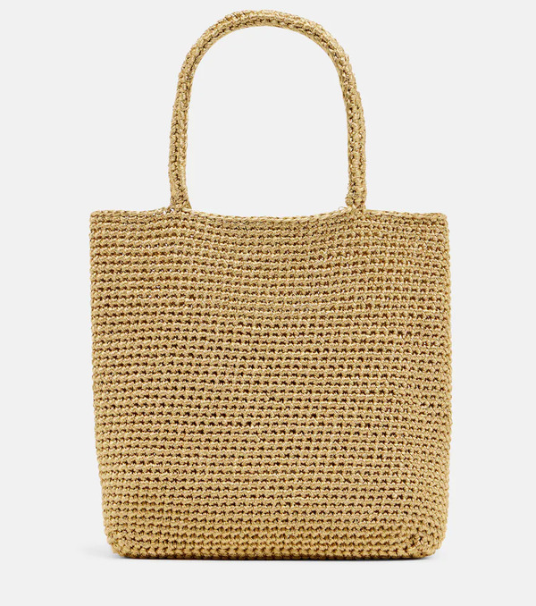  The Row The Row Cecily Small Metallic-effect Tote Bag 