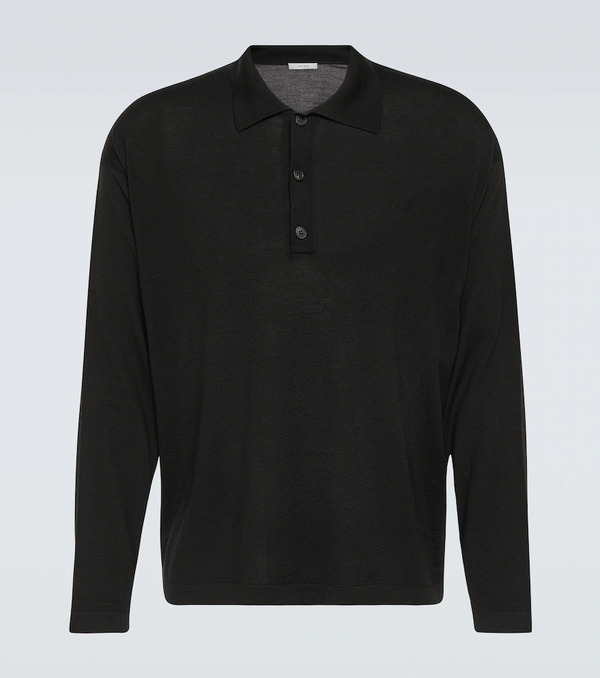  The Row The Row Djon Wool Polo Sweater 
