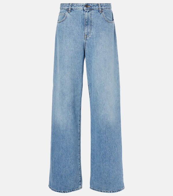  The Row The Row Eglitta Low-rise Wide-leg Jeans 