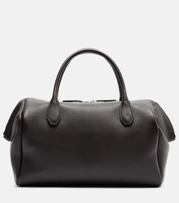  The Row The Row Faye Leather Bowling Bag 