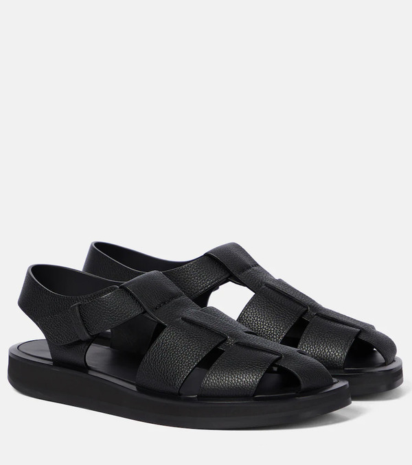  The Row The Row Fisherman Leather Sandals 