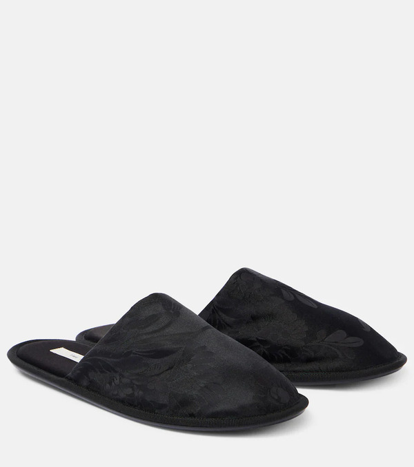  The Row The Row Frances Floral Jacquard Slippers 