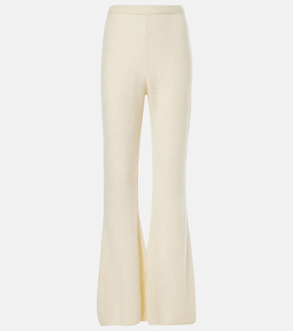  The Row The Row Gregori Cashmere Flared Pants 