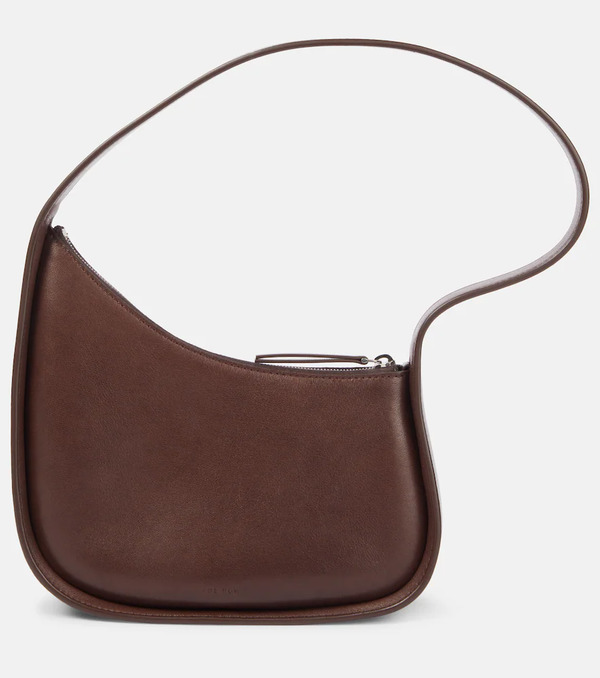  The Row The Row Half Moon Leather Shoulder Bag 