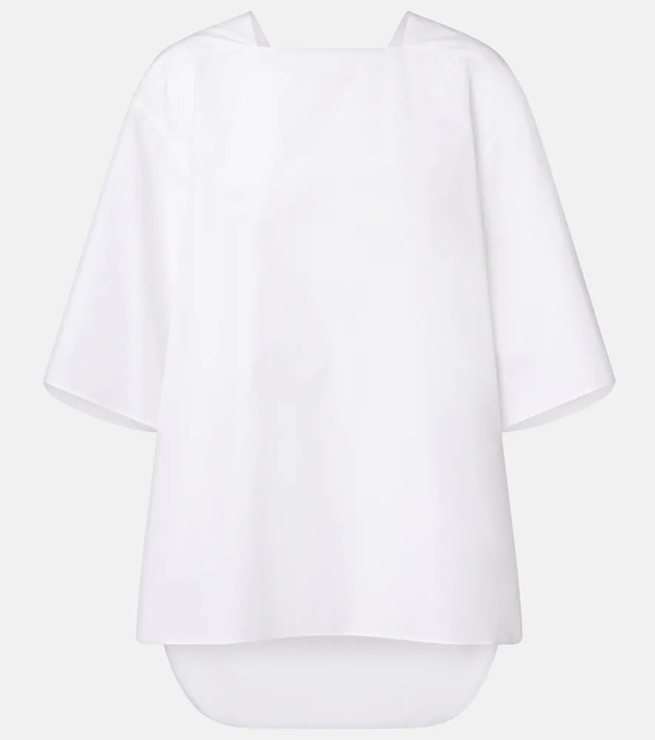  The Row The Row Hamza Cotton Poplin Top 
