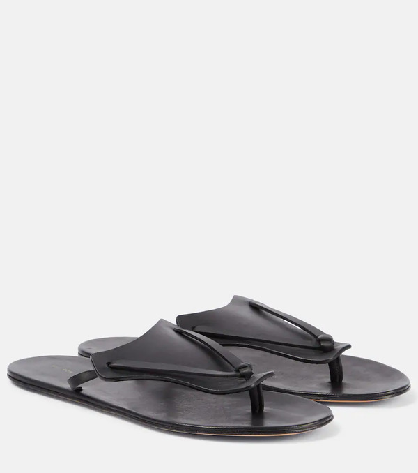  The Row The Row Helena Leather Thong Sandals 