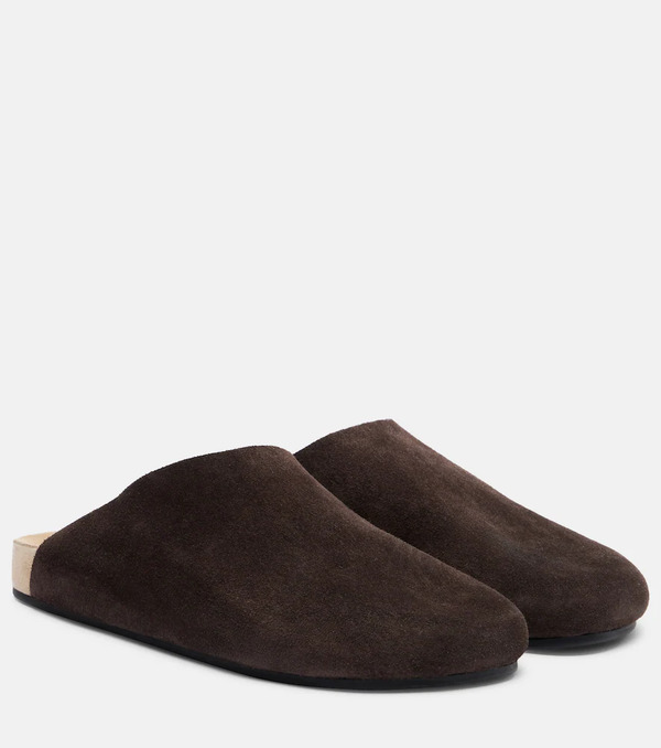  The Row The Row Hudson Two Suede Mules 