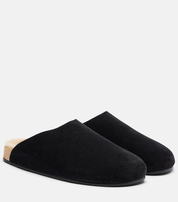  The Row The Row Hudson Two Suede Mules 