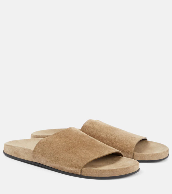  The Row The Row Hugh Suede Slides 