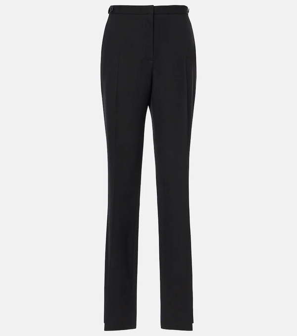  The Row The Row Jesse Mid-rise Wool Straight Pants 